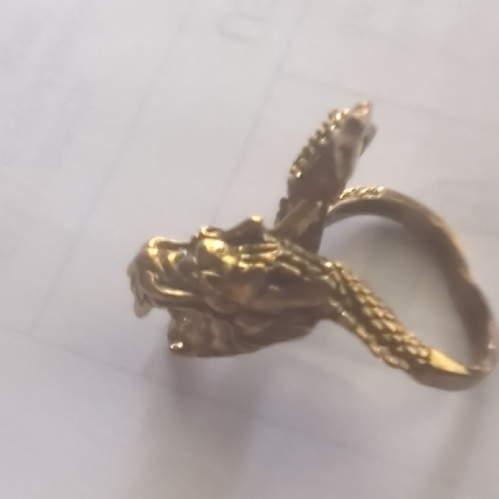 Gold Reptile Ring